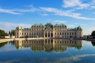 Palace Belvedere in Vienna