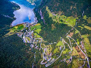 Geiranger fjord, Norway.