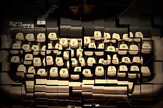 Broken typewriter