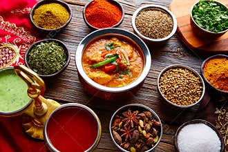 Chicken Jalfrazy indian food recipe and spices