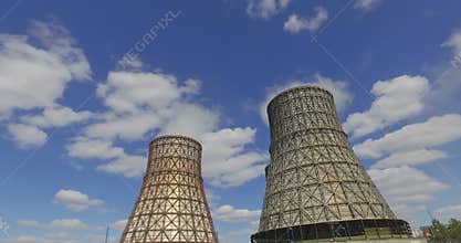 Cooling tower of nuclear power plant