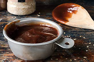 BBQ Sauce in Measuring Cup