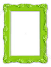 Green picture frame