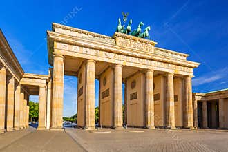 The Brandenburg Gate in Berlin