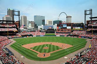 Busch Stadium in Saint Louis