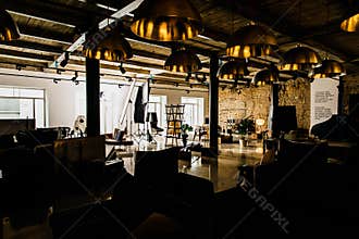 TV show filming backstage