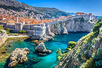 European summer resort in Croatia, Dubrovnik.
