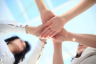 Business People Collaboration Teamwork Union Concept