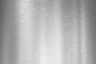 Brushed silver metal plate