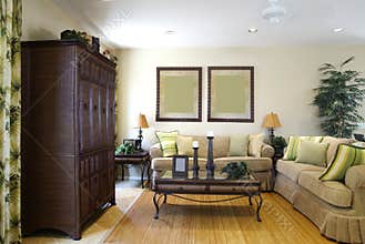Villa resort home living room