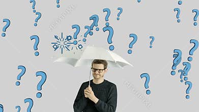Human person man who do not want solve live problems questions do not want to grow up into the man infantile concept