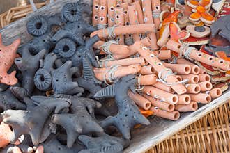 Clay whistles and pipes