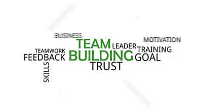 Kinetic typography - team building