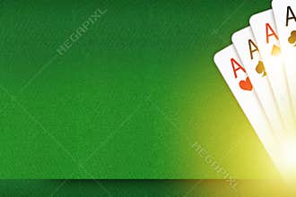 Blackjack and Poker Backdrop