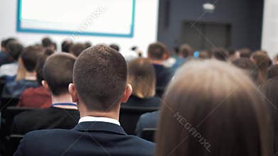 Business People Seminar Conference Meeting Office Training Concept