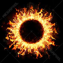 Fire Ring In The Dark