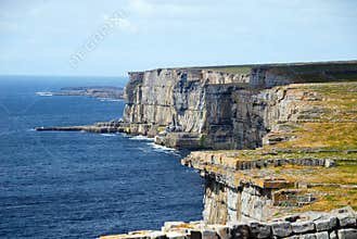 Cliffs in Aran Islands, Ireland