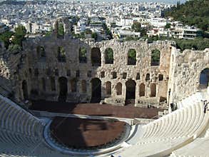 The amphitheatre in Athenes