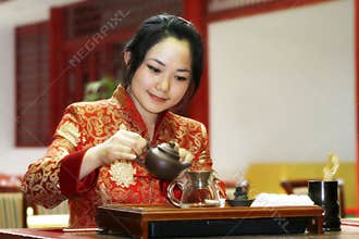 Tea art of China.