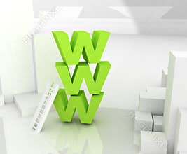 Www 3D text