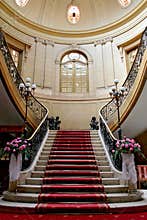 Stairwell in palace.