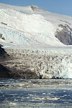 Chile - Amalia Glacier In Sunny Day