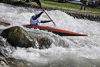 Kayak on the rapids