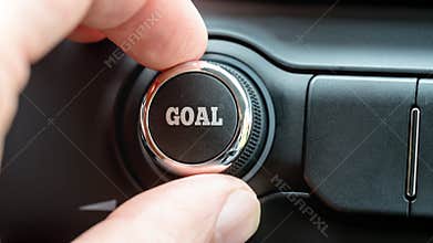 Word Goal in a conceptual image