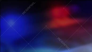 Police car lights flashing