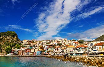 Morning view of Parga, Greece