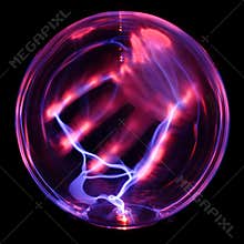 Energy globe, with hand