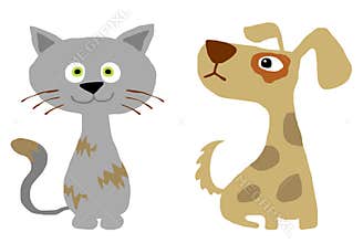 Cat and dog