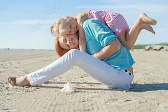 Mother doughter holliday rest