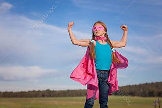 Girl power super hero