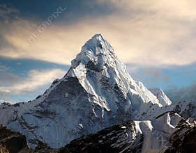 Ama Dablam on the way to Everest Base Camp