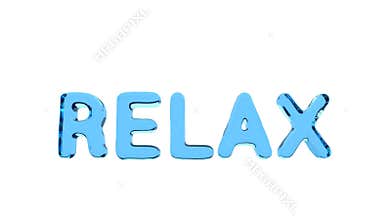 Wavy Word RELAX