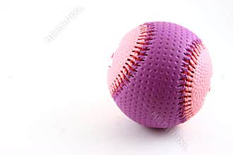 Pink and purple baseball