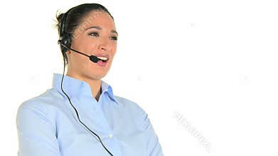 Phone operator i a call center