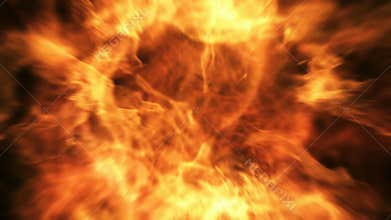 Burning fire