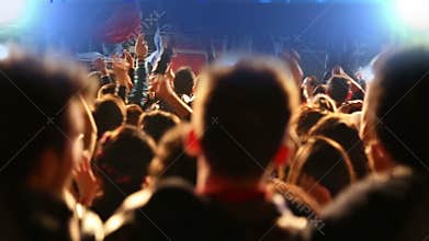 Crowd dancing on the concert (new series +10)