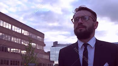 Businessman with beard