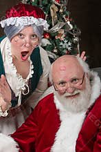 Mr and Mrs Santa Clause