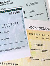 Commercial Bank Checks.