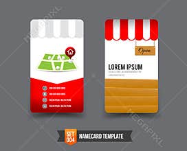 Business Card template set 004
