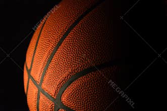 Basketball on Black