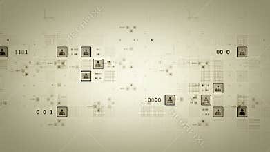 Connection Grids White Tracking
