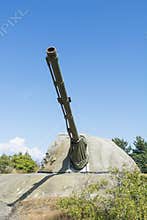 Cold war coastal artillery Landsort