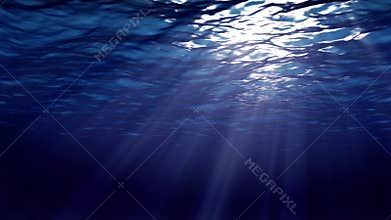 Ocean waves from underwater