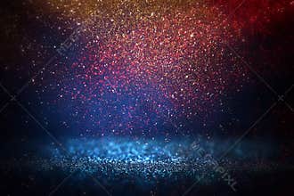 Glitter vintage lights background