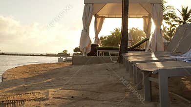 Tropical Caribbean beachfront hotel located in Montego Bay, Jamaica